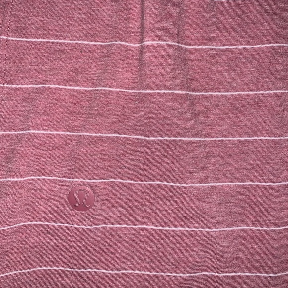 Lululemon Pink and White stripe love tank - Picture 4 of 4